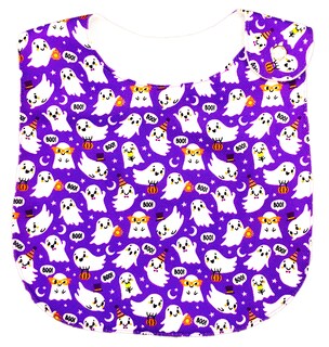 Foto 6 | Kit 4 Baberos para Bebé Luulu Halloween Impermeable de Algodón Orgánico