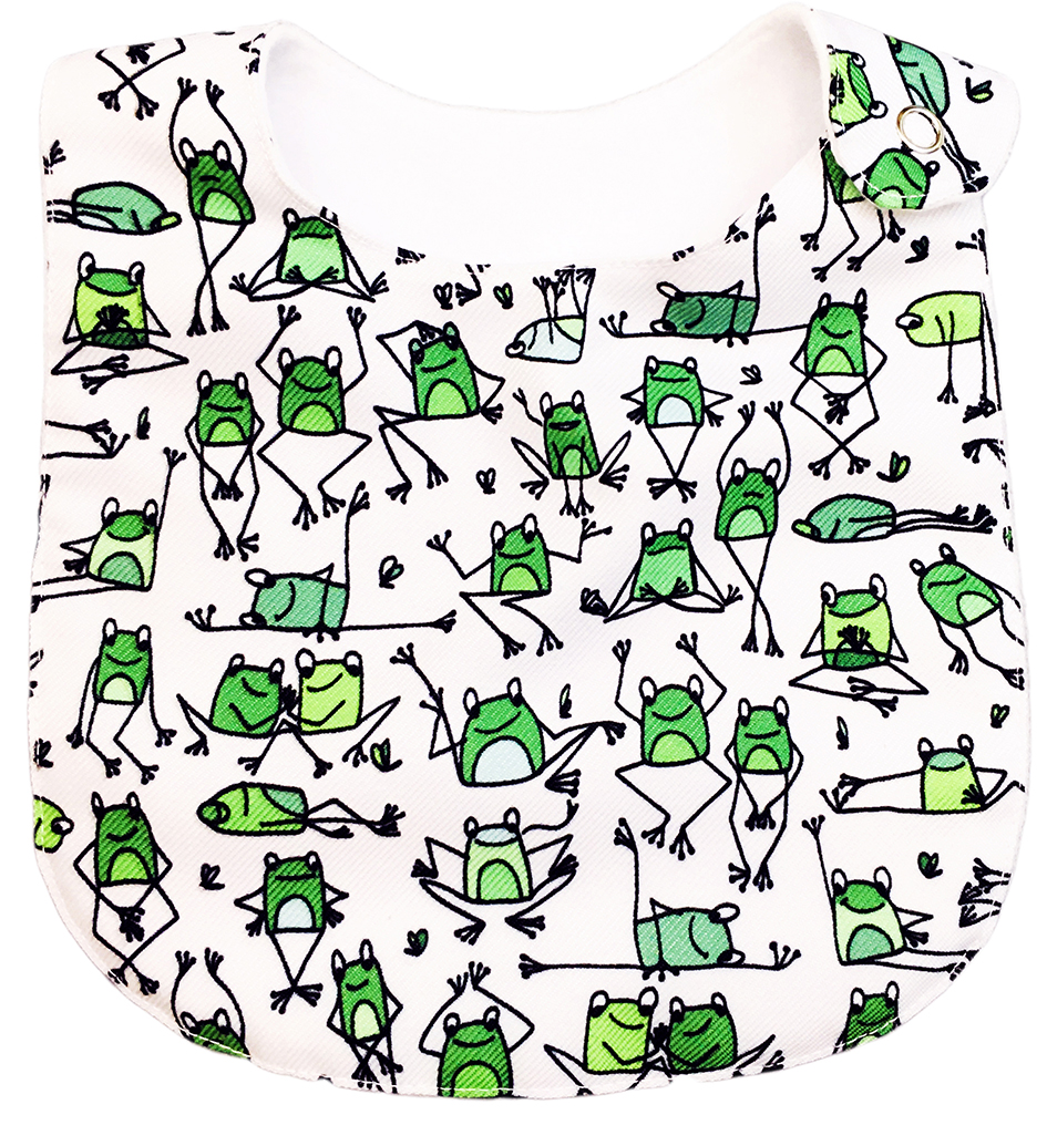 Foto 6 | Kit de Baberos Impermeables de Algodón Orgánico Luulu Selva 4 Piezas