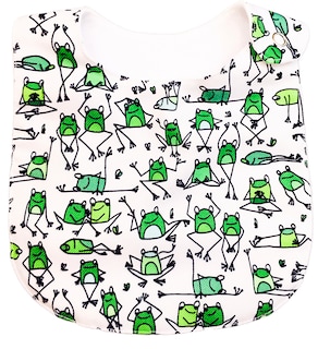 Foto 6 | Kit de Baberos Impermeables de Algodón Orgánico Luulu Selva 4 Piezas