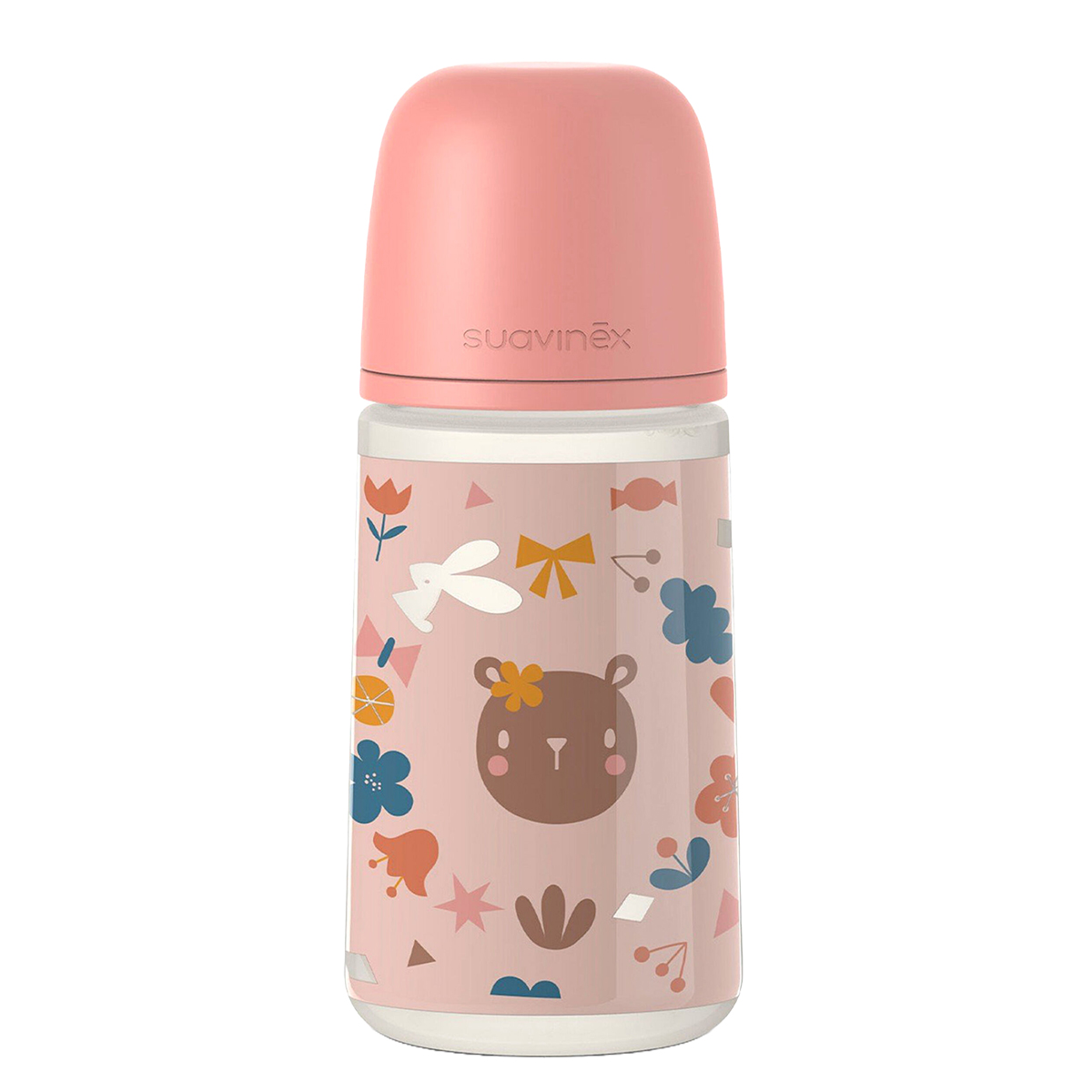 Foto 4 | Biberones Anticolicos Suavinex 270ml/9oz Color Rosa/morado Flujo Medio Tetina Fisiologica Sxpro 2 Piezas