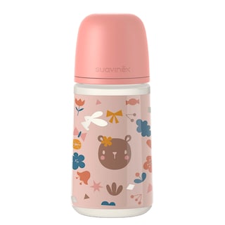 Foto 4 | Biberones Anticolicos Suavinex 270ml/9oz Color Rosa/morado Flujo Medio Tetina Fisiologica Sxpro 2 Piezas