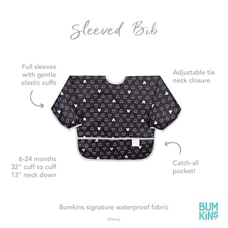 Foto 4 | Babero con Manga Mickey Mouse Impermeable para Bebe - Venta Internacional