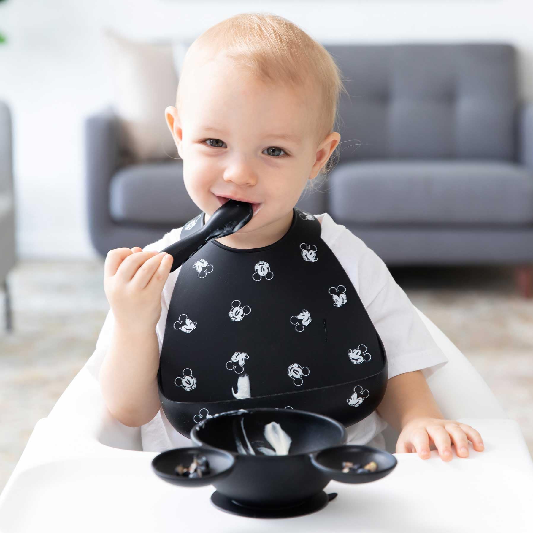 Foto 5 | Babero de Silicona Bumkins Disney para Bebés - Venta Internacional