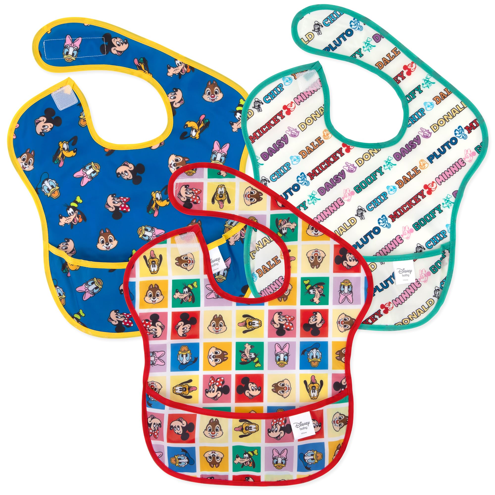 Foto 2 pulgar | Babero con Estampado para Bebés 3 Piezas - Venta Internacional