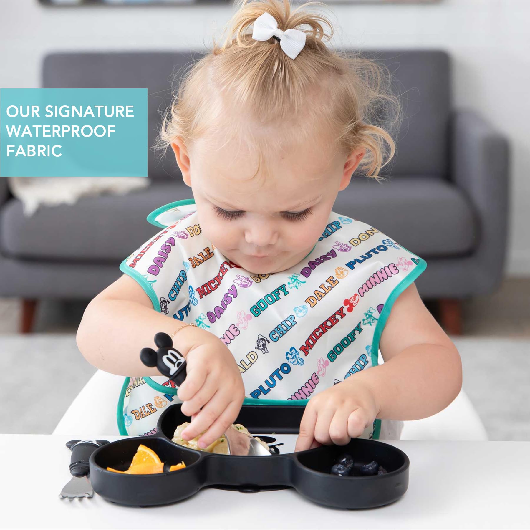 Foto 5 pulgar | Babero con Estampado para Bebés 3 Piezas - Venta Internacional