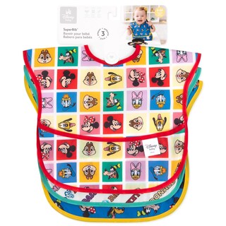 Foto 6 | Babero con Estampado para Bebés 3 Piezas - Venta Internacional