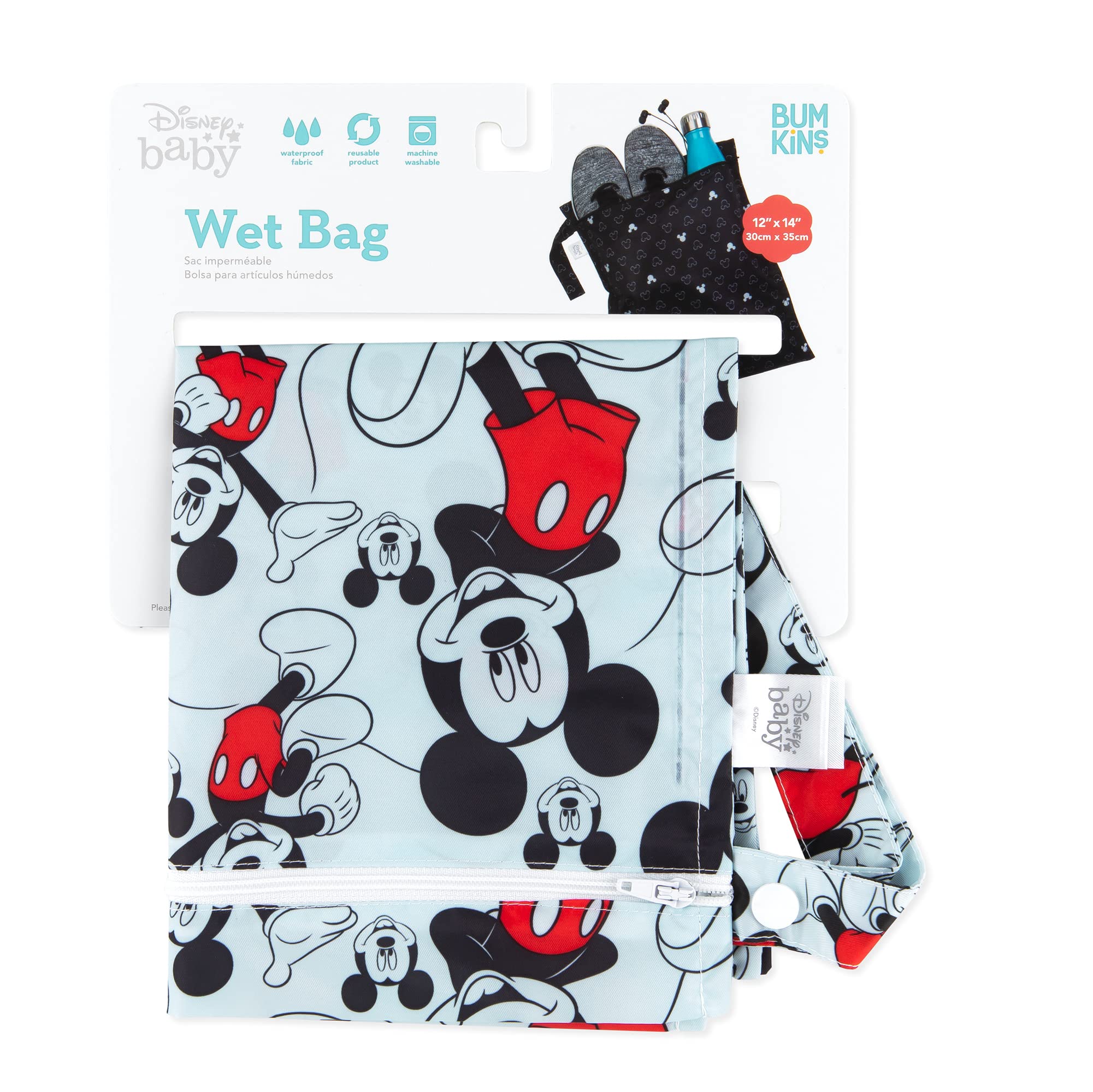 Foto 7 pulgar | Bolsa Impermeable Mickey Mouse 12x14 " - Venta Internacional