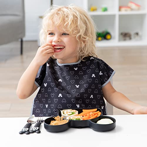 Foto 4 pulgar | Babero Bumkins Disney Mickey Mouse Resistente al Agua de 1 a 3 Años - Venta Internacional