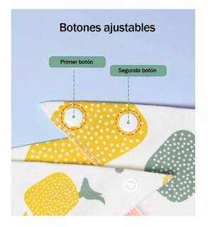 Foto 5 | Baberos para Bebé Niña Belug 15 Piezas