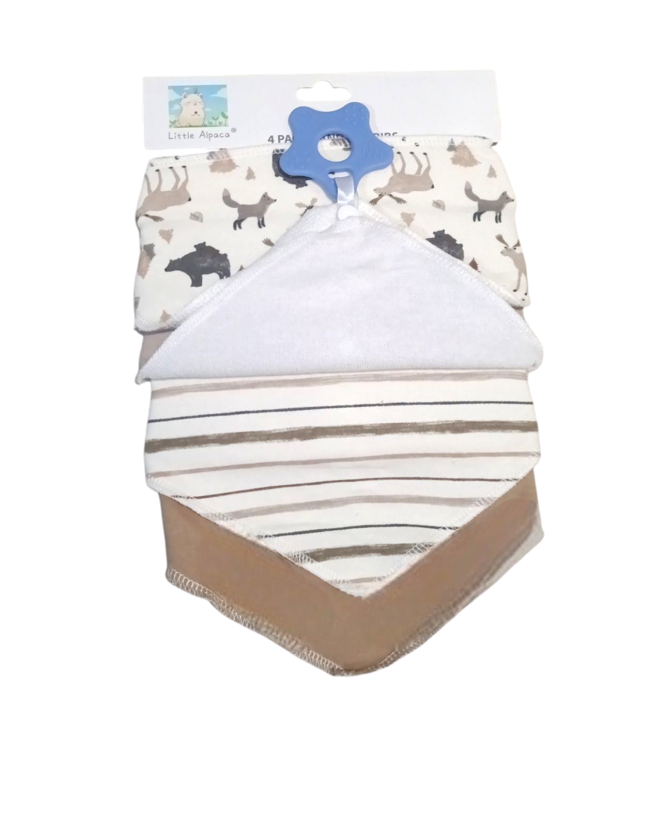 Foto 3 pulgar | Bandanas 4 Piezas Baby Room Unisex