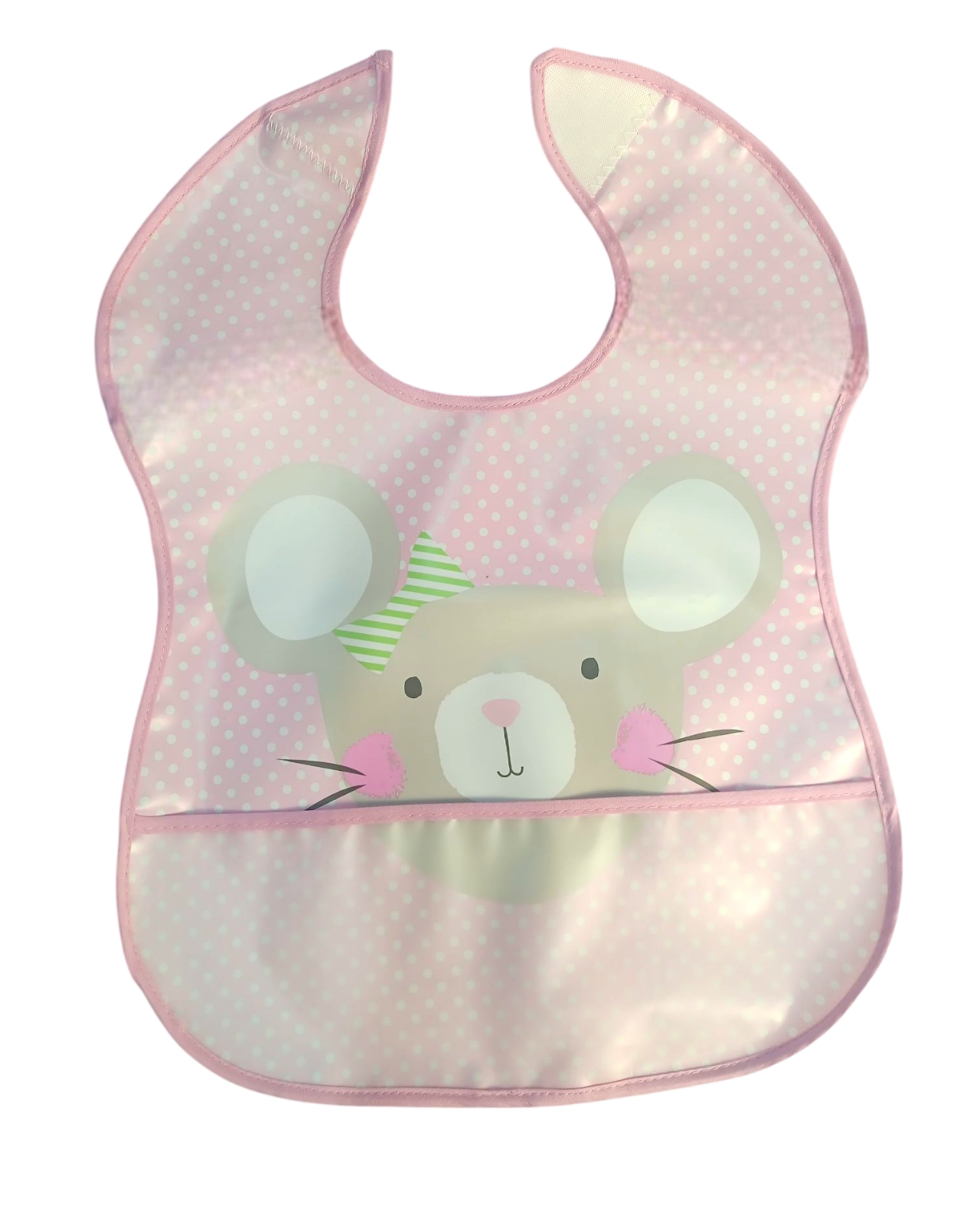 Foto 5 pulgar | Set de 3 Baberos Baby Room de Plástico Suave y Flexible con Bolsa Atrapa Moronas Diferentes Diseños y Colores