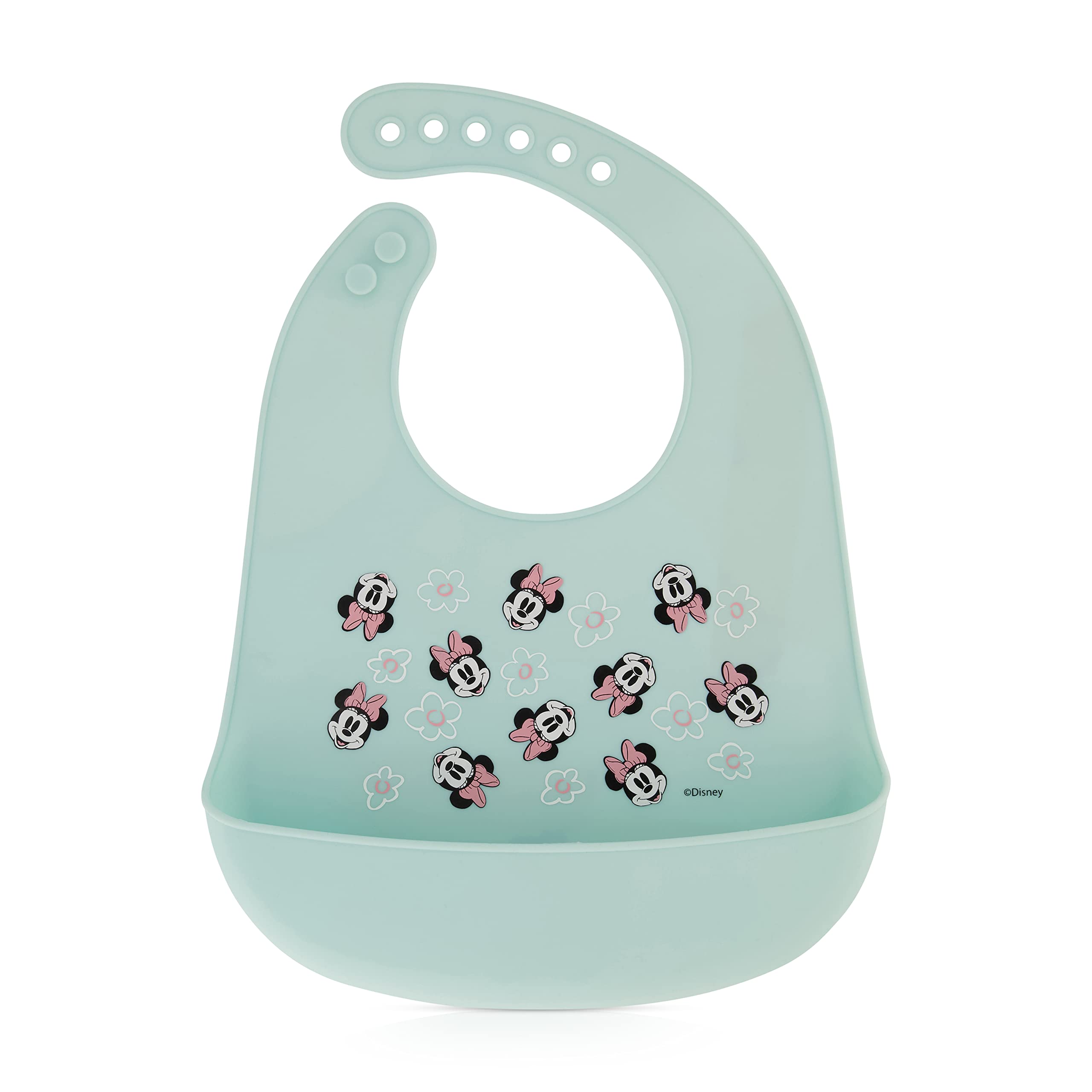 Foto 3 pulgar | Babero de Silicona para Bebé Disney 2 Piezas - Venta Internacional