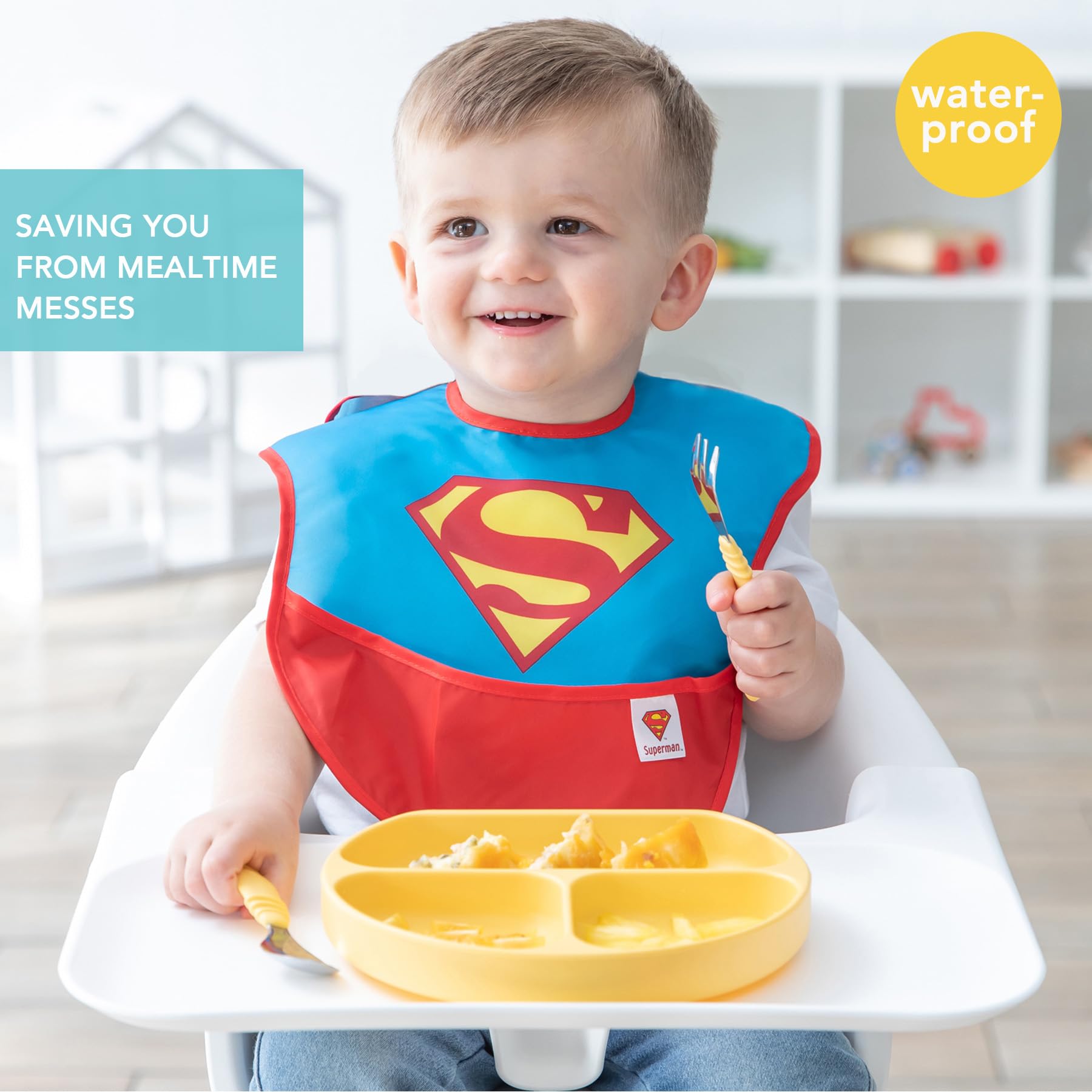 Foto 3 pulgar | Bib Bumkins Superbib A Prueba De Agua Para Bebés Y Niños Pequeños De 6 A 24 Meses - Venta Internacional.