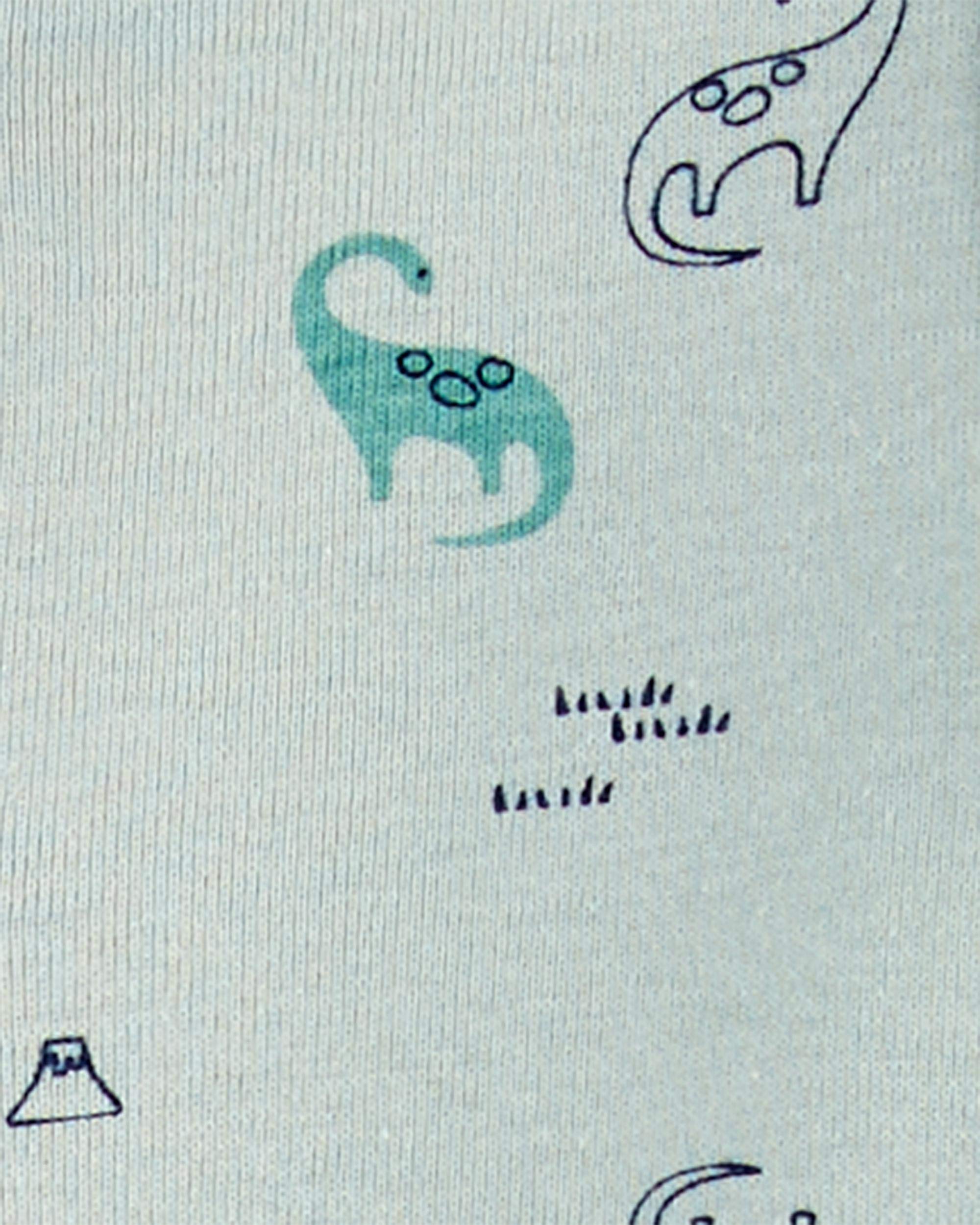 Foto 4 | Romper Simple Joys By Carter's Snap-up Dinosaur, Paquete De 3 Unidades, 0-3 M - Venta Internacional.