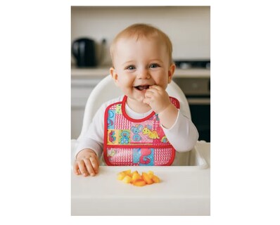 Foto 2 | 12 Xtellar Piezas Baberos Para Bebe Tela Frente Impermeables Atras