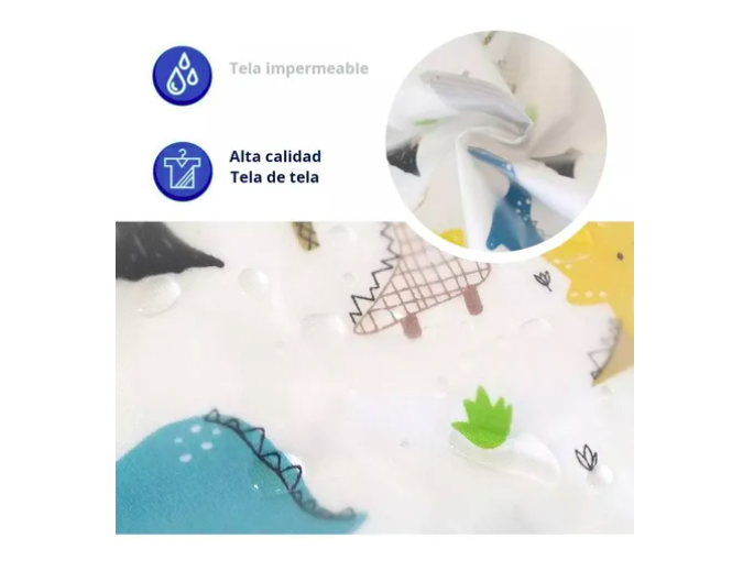 Foto 5 pulgar | Baberos Xtellar De Bebé De Manga Larga Algodón Impermeable 2 Piezas