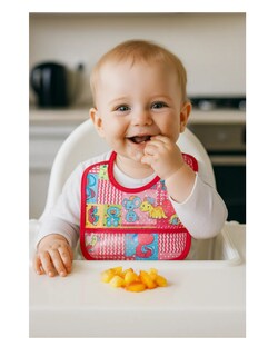 Foto 2 | 12 Piezas Baberos Para Bebe Tela Frente Impermeables Atras