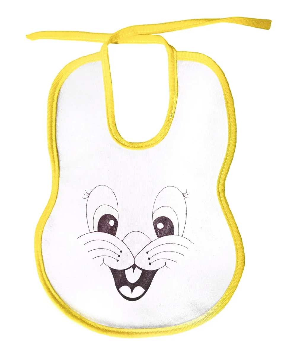 Foto 5 | ''babero Bebe De Tela Y Plastificado Atrás Impermeable 12pza De Conejos ''