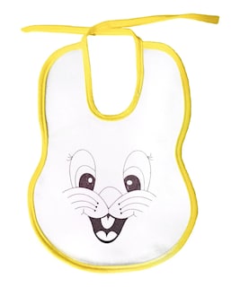 Foto 5 | ''babero Bebe De Tela Y Plastificado Atrás Impermeable 12pza De Conejos ''
