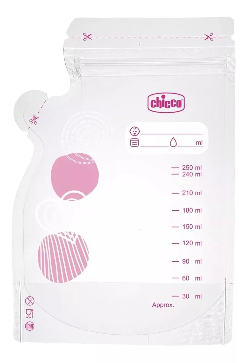 Foto 4 pulgar | Bolsa para Lactancia Chicco 250 Ml 30 Piezas