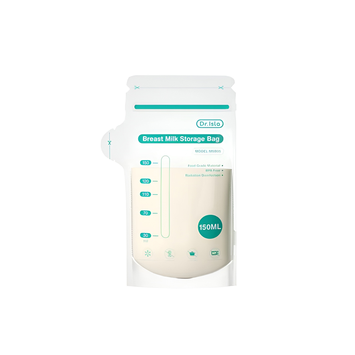 Foto 2 | Bolsas Para Almacenar Leche Materna Dr Isla 150ml 30pz