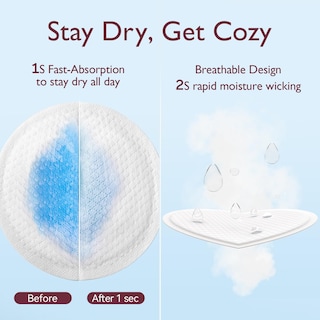 Foto 4 | Almohadillas De Lactancia Desechables Momcozy Ultrafinas, 60 Unidades - Venta Internacional.