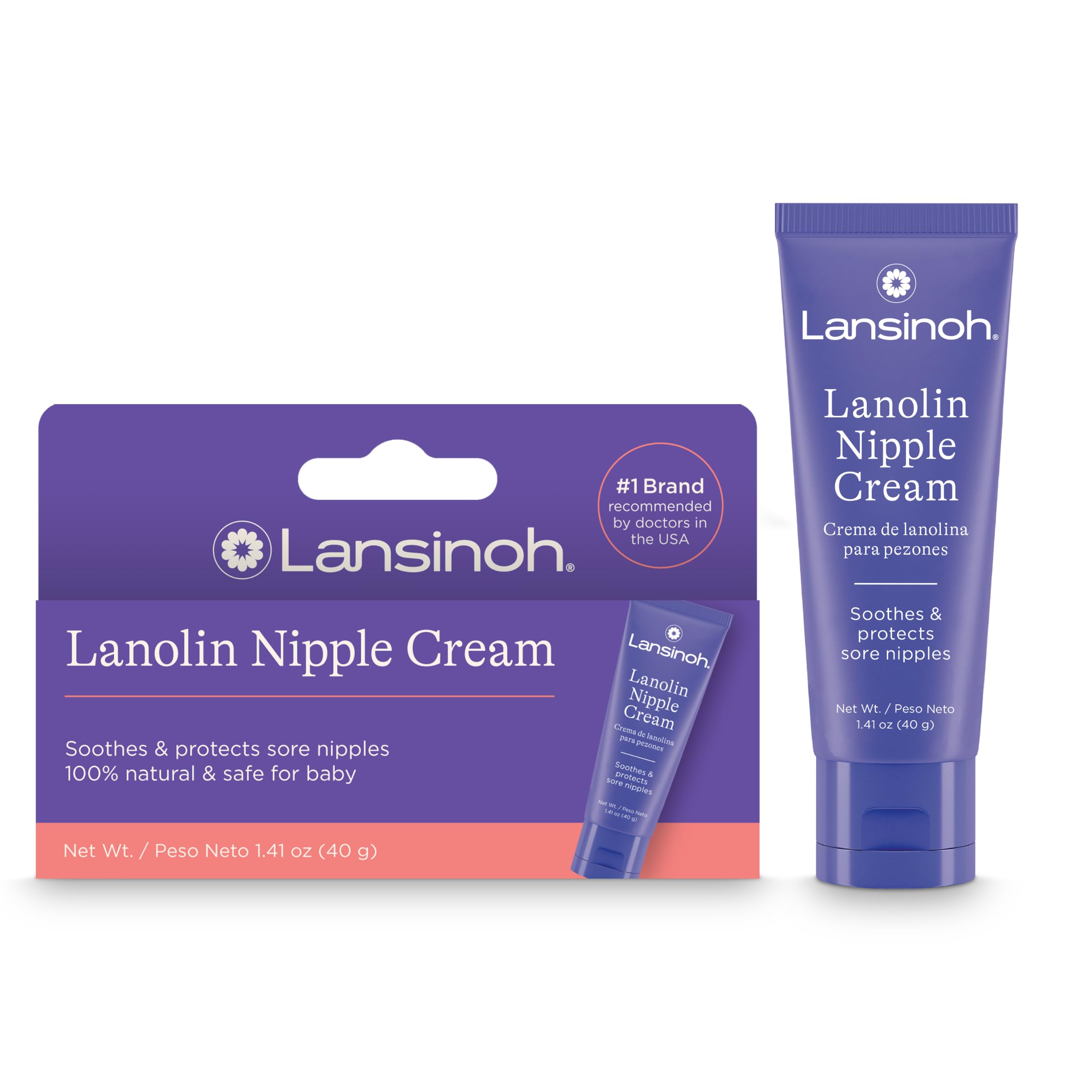 Foto 2 pulgar | Crema Para Pezones Lansinoh Lanolin 100% Natural 41 Ml Para Amamantar - Venta Internacional.