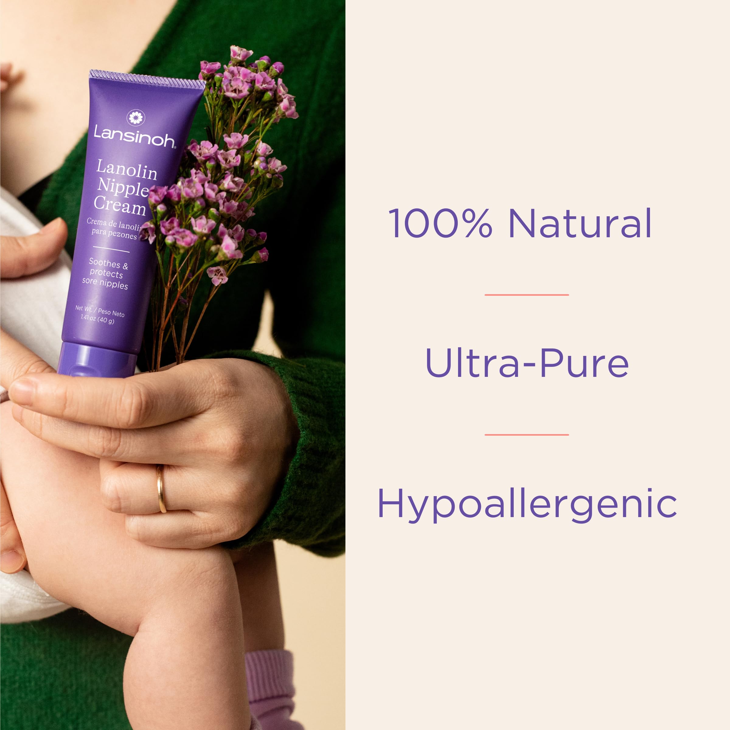 Foto 5 pulgar | Crema Para Pezones Lansinoh Lanolin 100% Natural 41 Ml Para Amamantar - Venta Internacional.