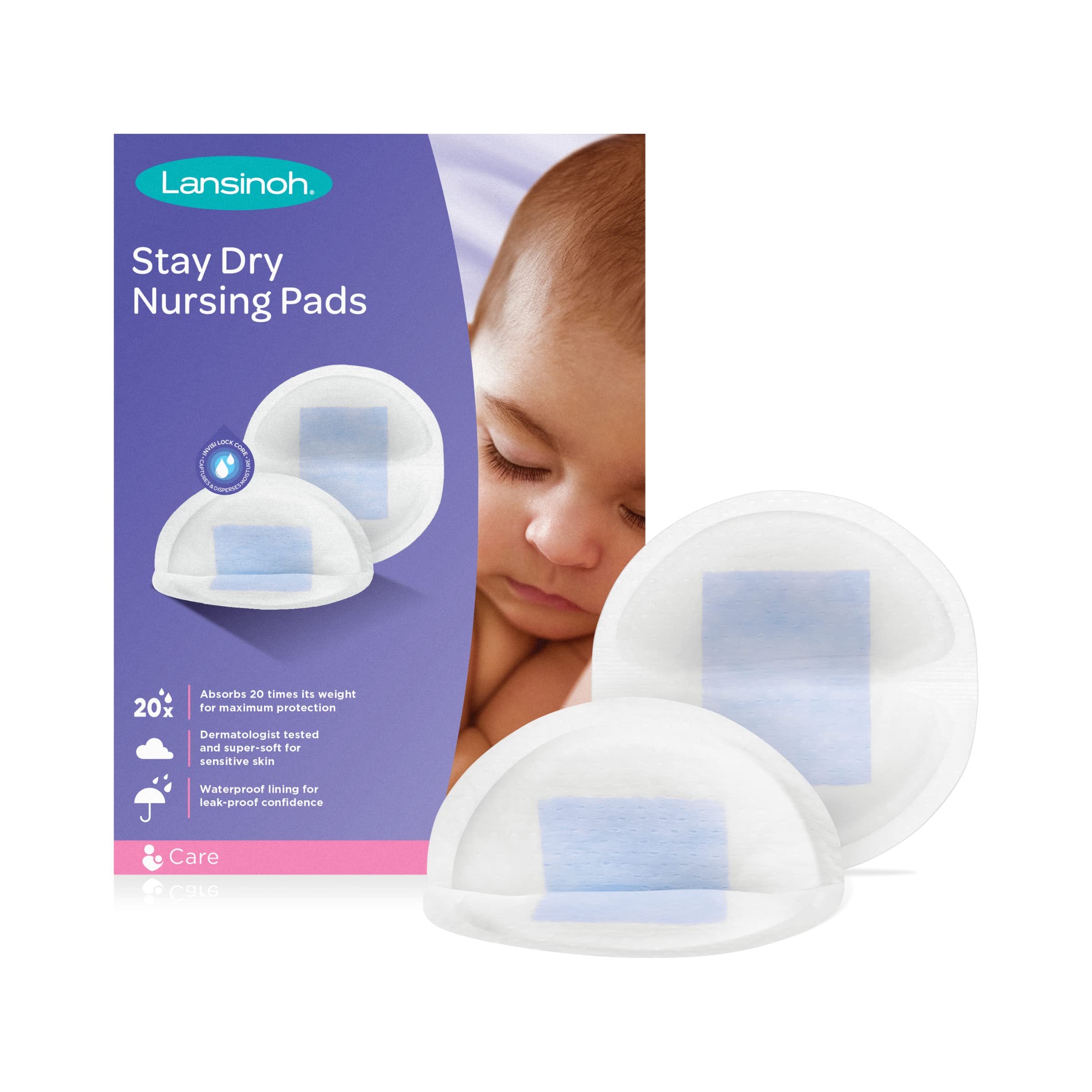 Foto 1 | Almohadillas De Lactancia Desechables Lansinoh Stay Dry, 60 Unidades - Venta Internacional.