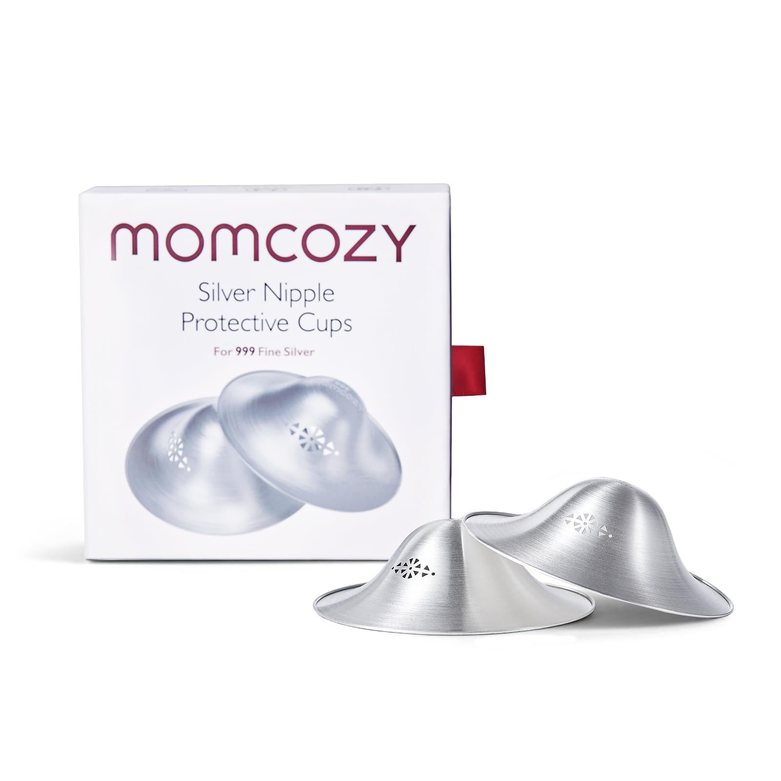 Foto 2 pulgar | Copas De Lactancia Momcozy 999 Silver Para Pezones, Tamaño Regular - Venta Internacional.