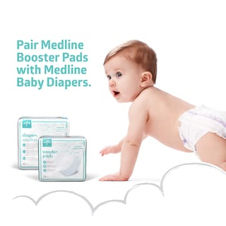 Foto 6 | Duplicador De Pañales Para Bebés Booster Pads Medline, 192 Unidades - Venta Internacional.