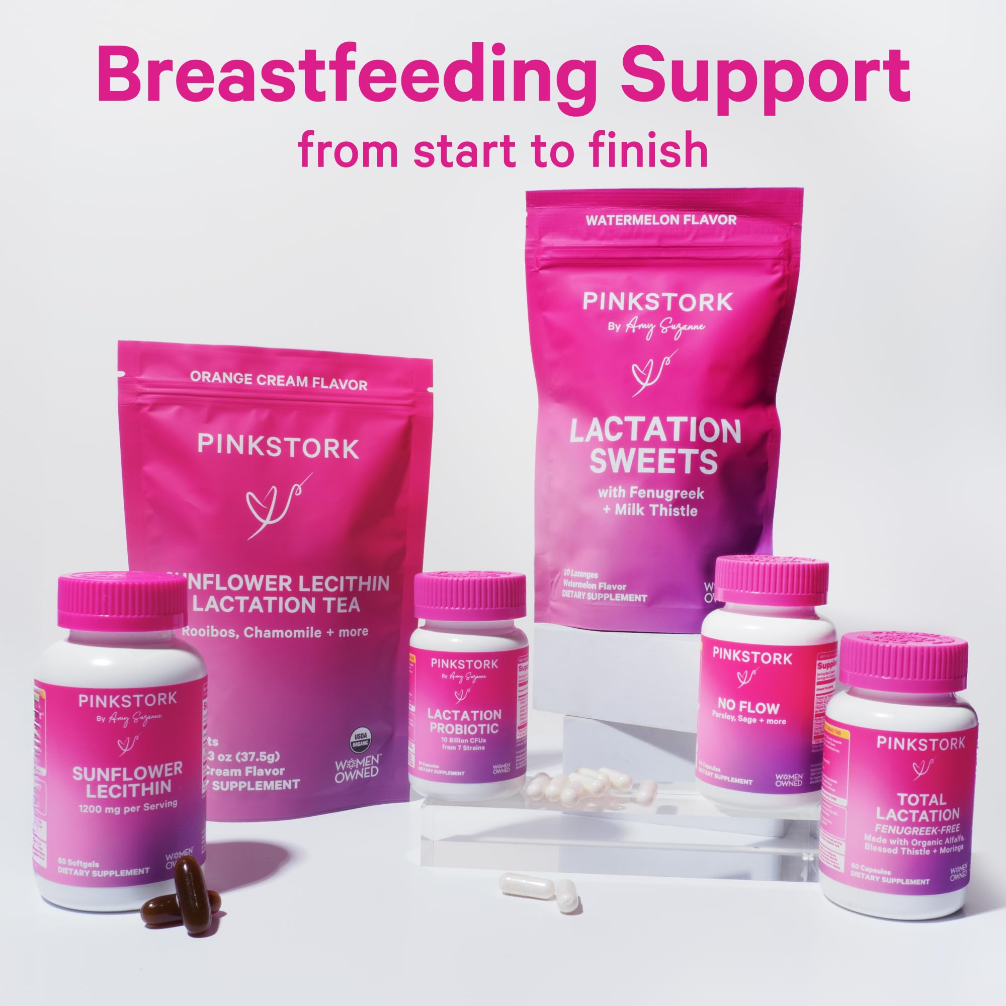 Foto 6 pulgar | Suplemento De Lactancia Pink Stork Pumping Moms 180 Cápsulas - Venta Internacional.
