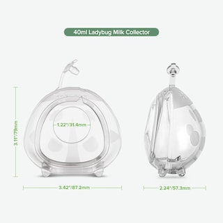 Foto 7 | Colector de Leche Materna de Silicona Haakaa Ladybug 40 ml 2 Unidades - Venta Internacional