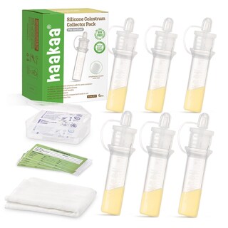 Foto 1 | Set Colector de Calostro Haakaa Silicone 4 ml Paquete de 6 Unidades con Almacenamiento - Venta Internacional