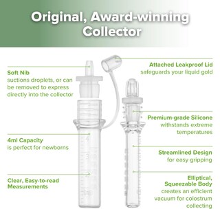 Foto 4 | Set Colector de Calostro Haakaa Silicone 4 ml Paquete de 6 Unidades con Almacenamiento - Venta Internacional