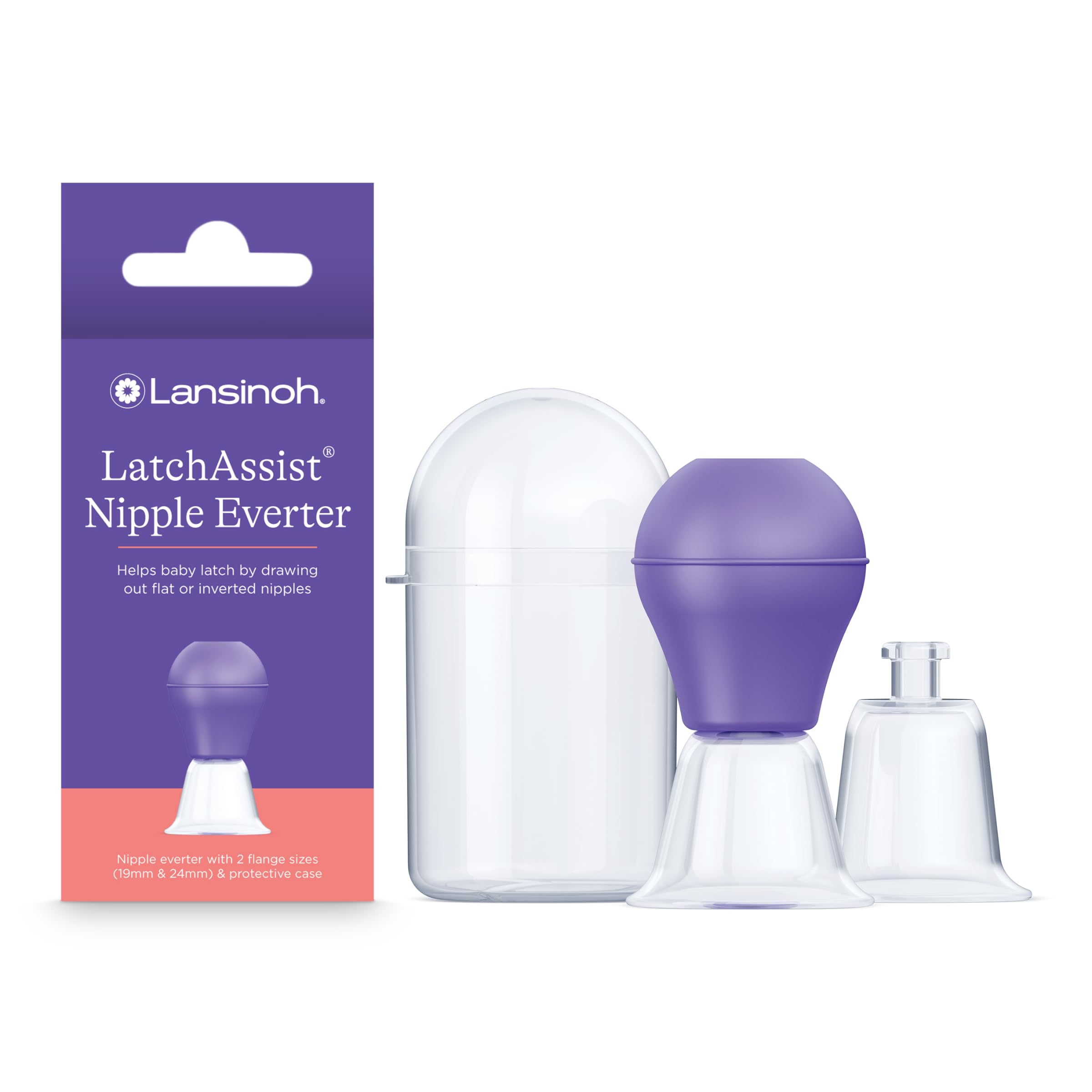 Foto 2 pulgar | Nipple Everter Lansinoh Latchassist Para Amamantar Con Funda - Venta Internacional.