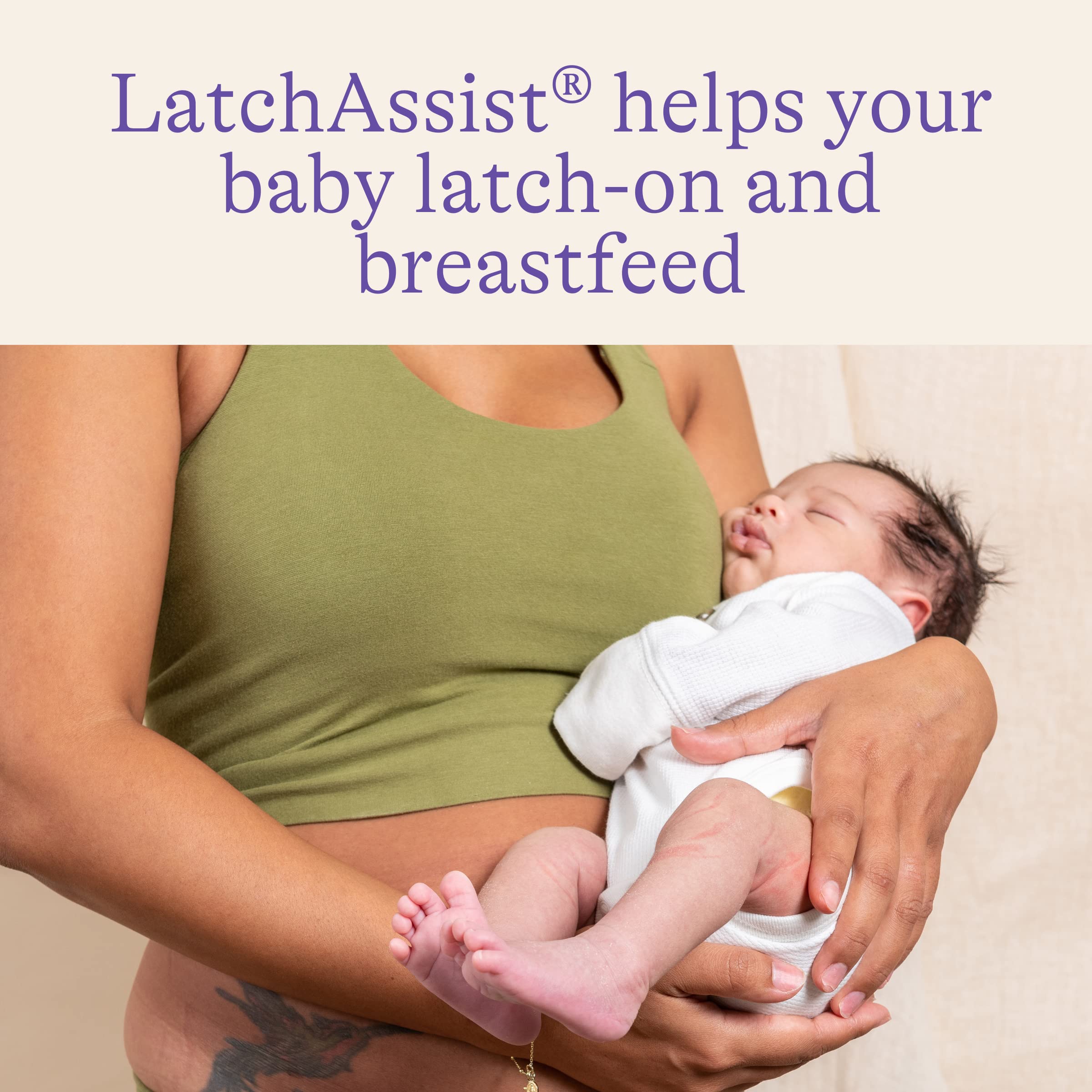 Foto 3 pulgar | Nipple Everter Lansinoh Latchassist Para Amamantar Con Funda - Venta Internacional.