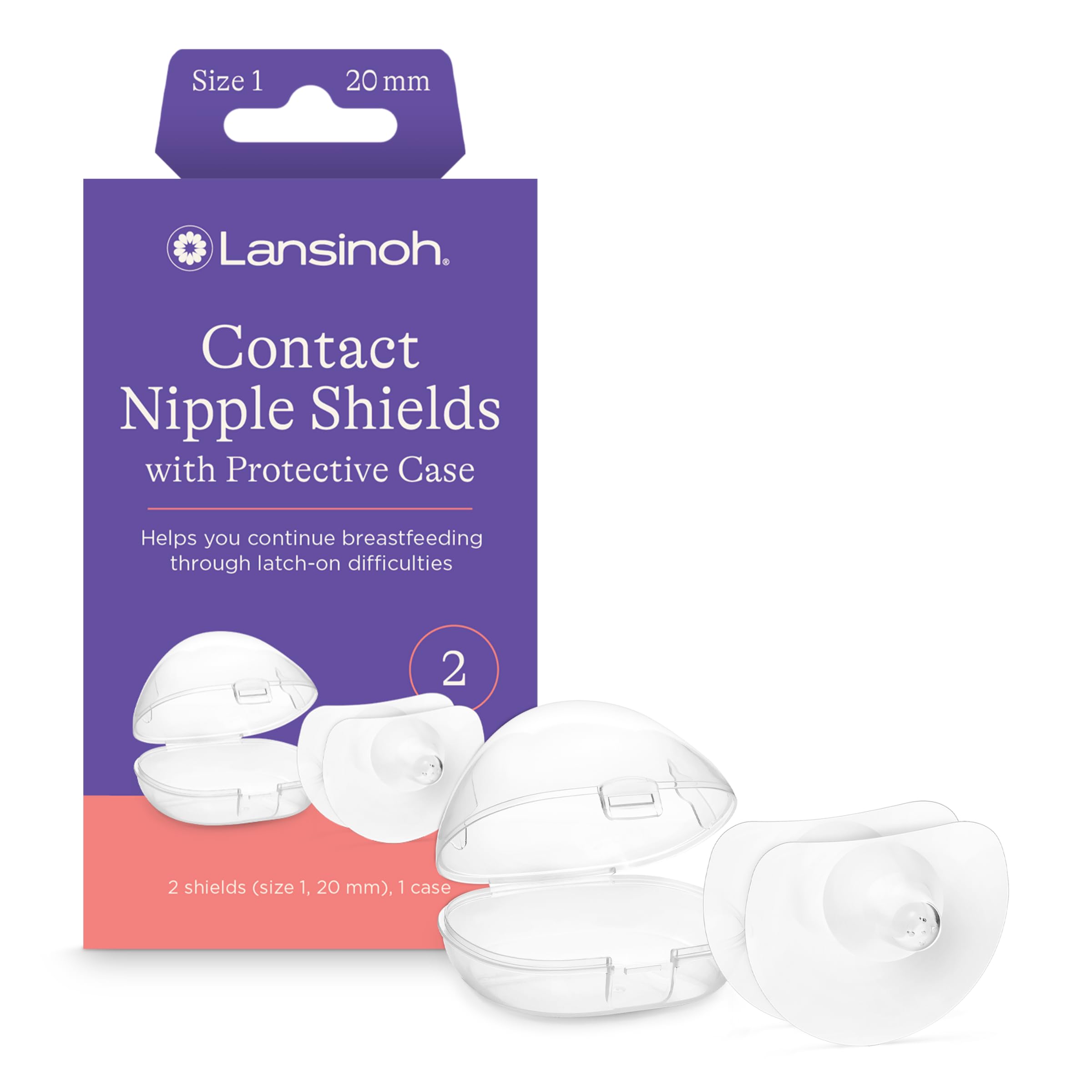 Foto 2 pulgar | Protectores De Pezones Lansinoh Contact Para Amamantar (20 Mm) - Venta Internacional.