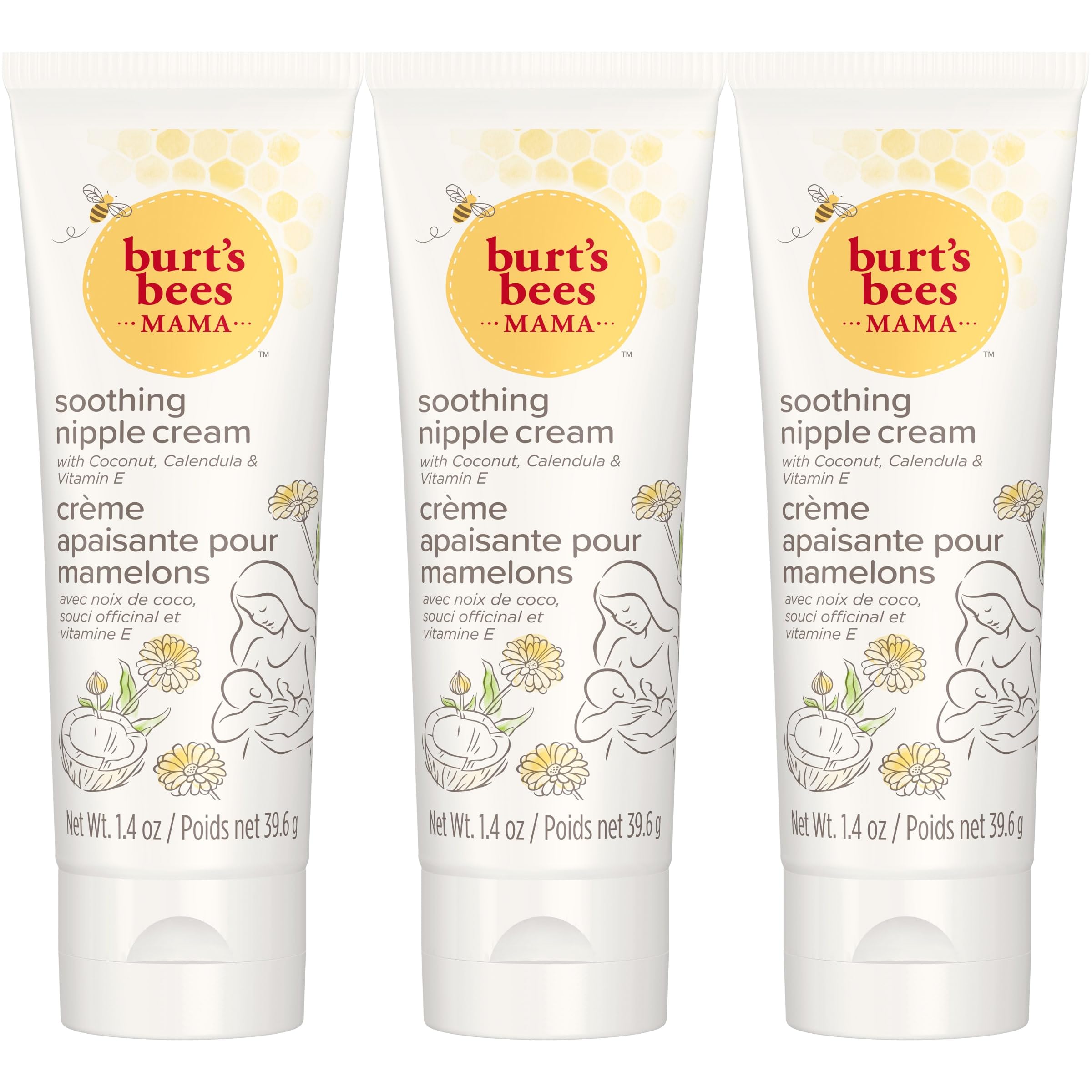Foto 2 pulgar | Crema Para Pezones Burts Bees Mama Soothing 41 Ml Con Caléndula De Coco - Venta Internacional.