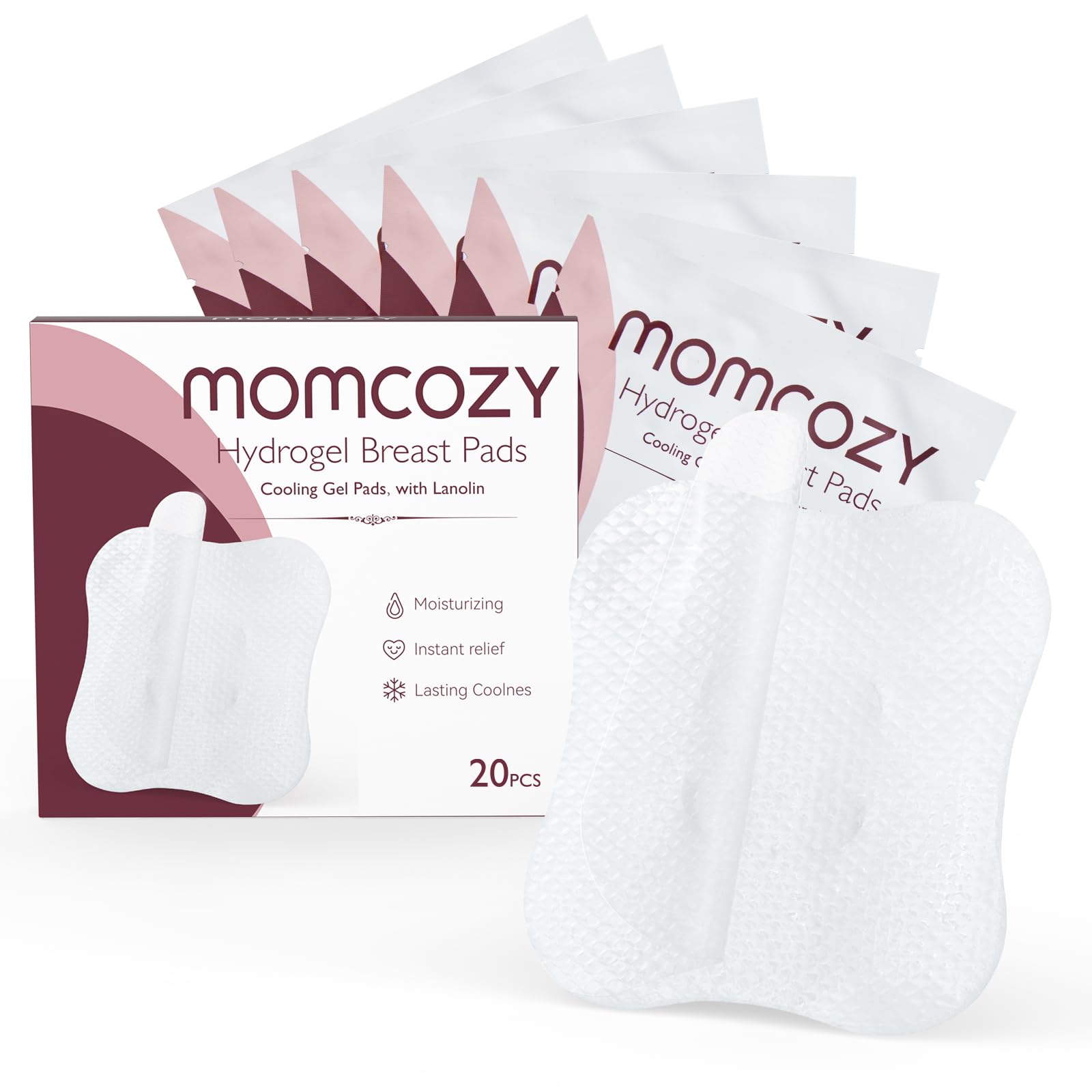 Foto 2 pulgar | Almohadillas De Hidrogel Para Pezones Momcozy Soothies Gel Nursing, 20 Unidades - Venta Internacional.