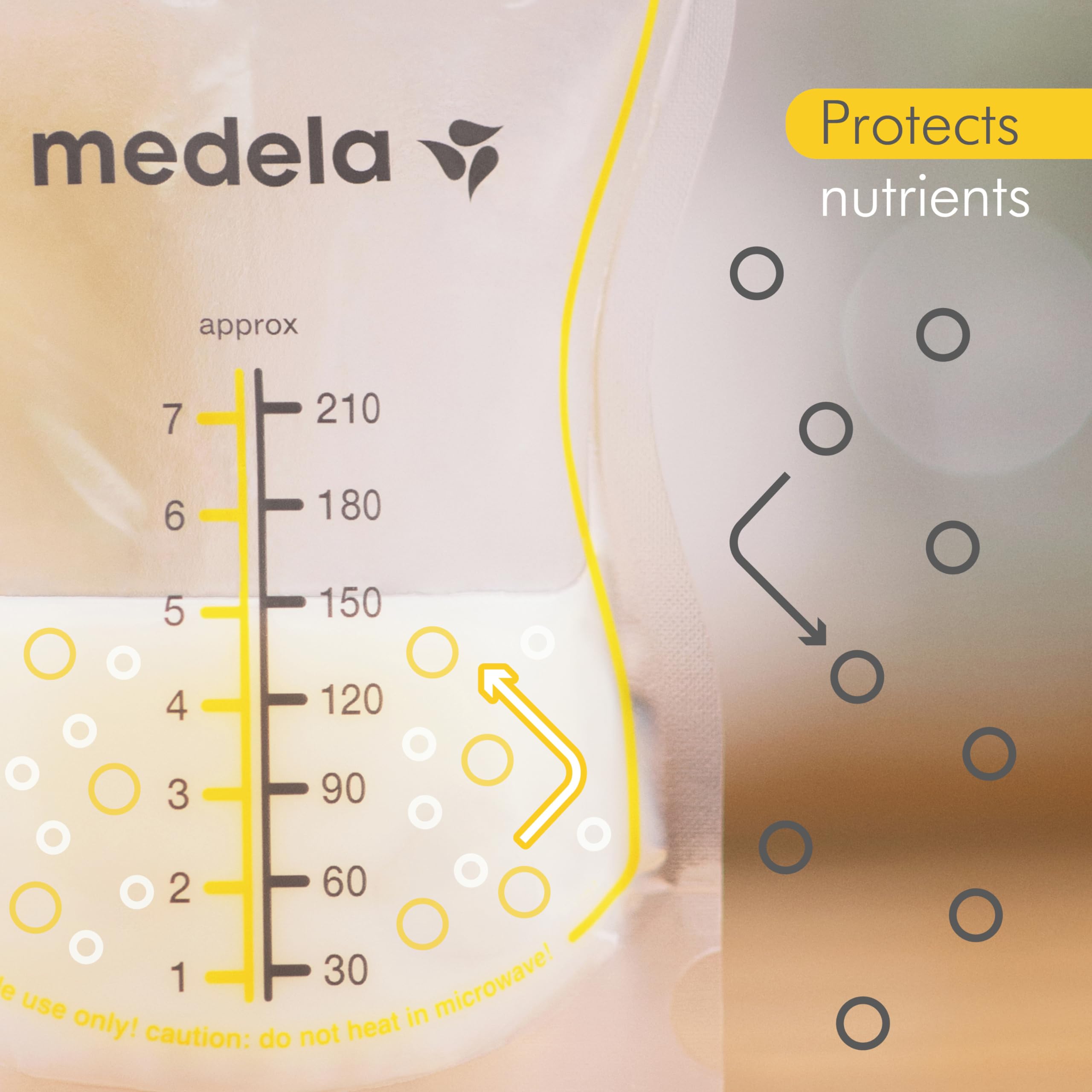Foto 4 pulgar | Bolsas De Almacenamiento De Leche Materna Medela Easy Pour 210 Ml, 200 Unidades - Venta Internacional.