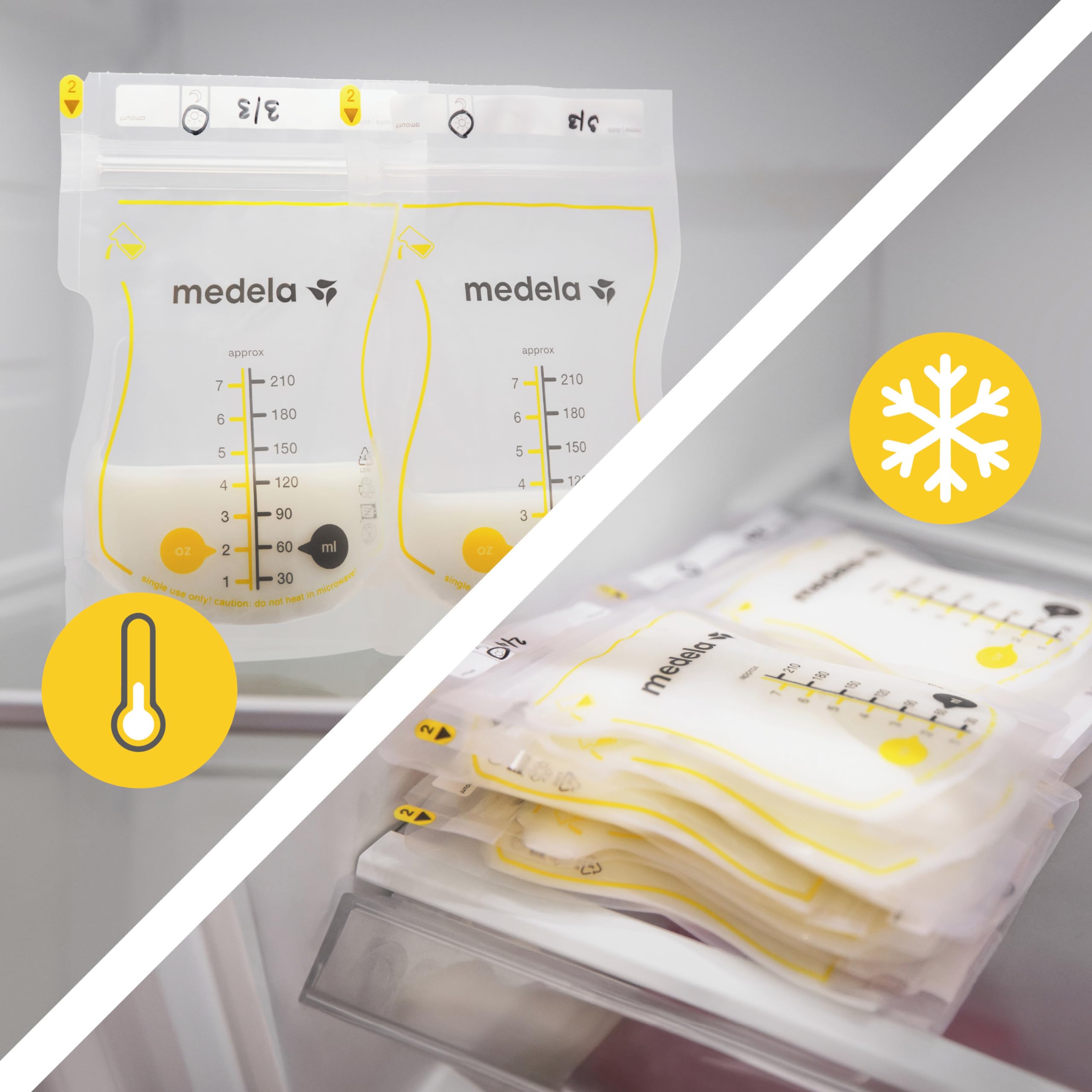 Foto 7 pulgar | Bolsas De Almacenamiento De Leche Materna Medela Easy Pour 210 Ml, 200 Unidades - Venta Internacional.