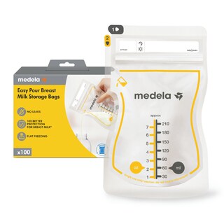 Foto 1 | Bolsas De Almacenamiento De Leche Materna Medela Easy Pour, 210 Ml, 100 Unidades - Venta Internacional.