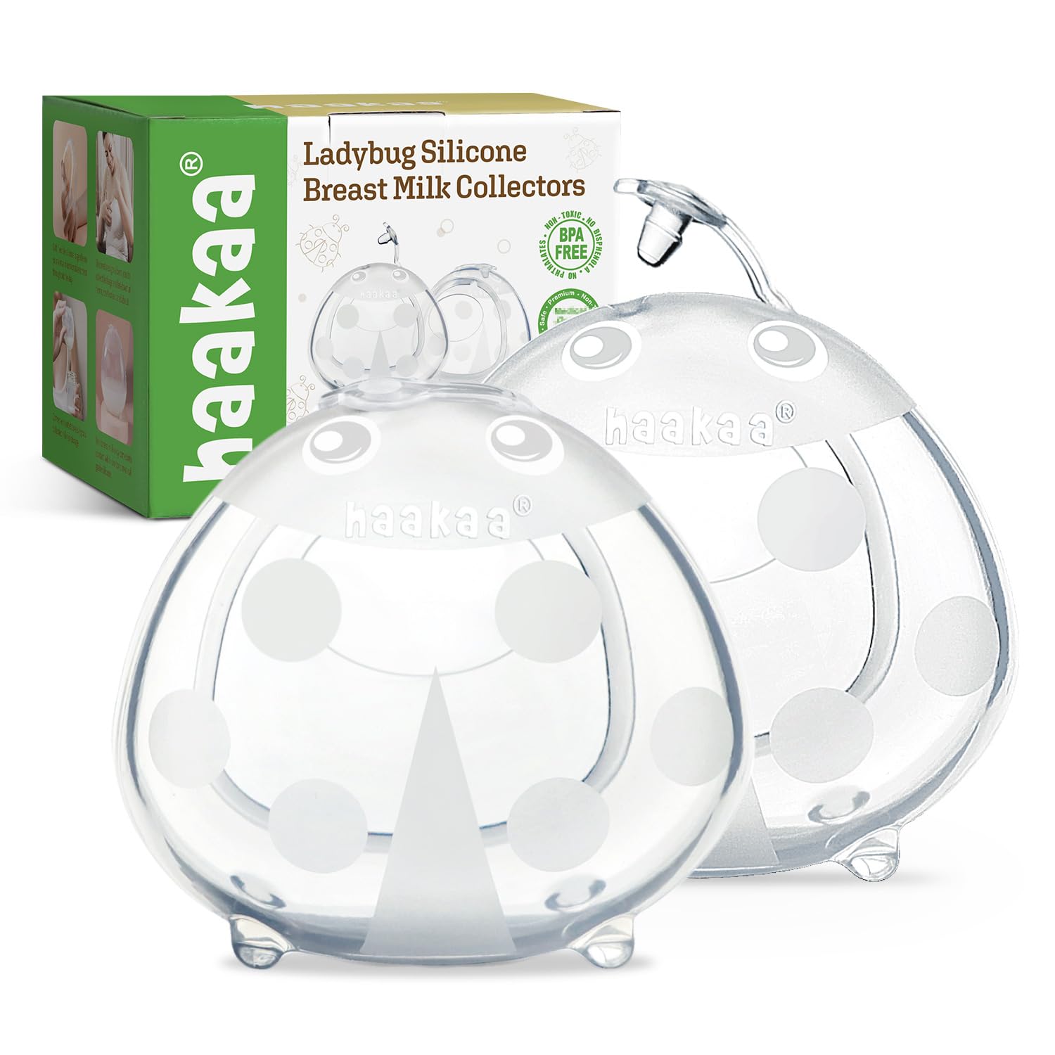 Foto 1 | Milk Collector Ladybug  75 Ml  2 Unidades De Silicona Sin Bpa - Venta Internacional.