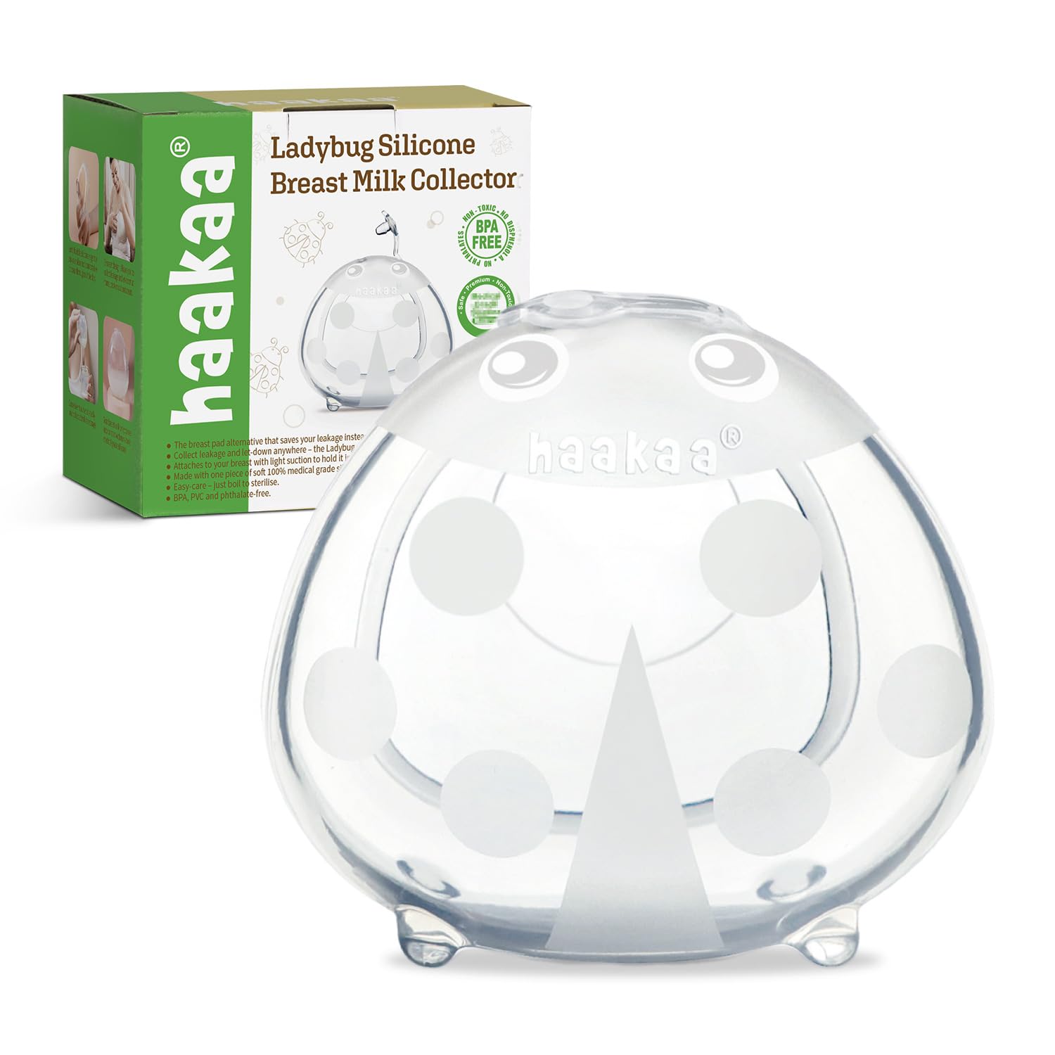 Foto 2 pulgar | Protector De Leche Materna Milk Collector Breast Shell Haakaa Ladybug - Venta Internacional.