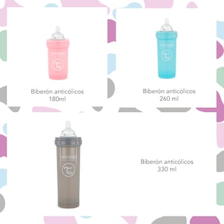 Foto 6 | Biberón Twistshake Anti Colic 6oz color Rosa Pastel