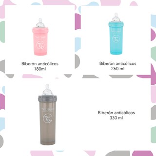 Foto 6 | Biberón Twistshake Anti Cólico 11oz color Azul Pastel