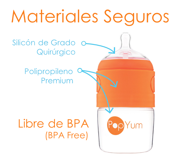 Foto 8 pulgar | PopYum Biberón Anticólico de Bebé para Mezclar Fórmula 9oz / 260ml PAQUETE DE 3 PIEZAS