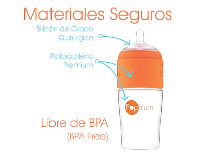 Foto 5 | Popyum Biberón Anticólico De Bebé Para Mezclar Fórmula 9oz / 260ml Paquete De 2 Piezas
