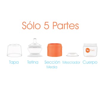 Foto 7 | Popyum Biberón Anticólico De Bebé Para Mezclar Fórmula 5oz / 150ml Paquete De 2 Piezas